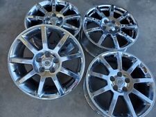SET OF 4 CADILLAC DTS 2006-2007 18x7.5 CHROME OEM WHEELS RIMS 4605 9595296 USED picture
