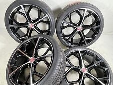 20x8.5 5x108 +40mm Black/Machined Wheels and Tires 2453520 Jaguar fusion MKZ picture