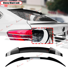 For BMW X6 F16 2015-2019 Glossy Black  Rear Mid+Roof Trunk Spoiler Wing Lip 2PCS picture