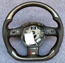 New Racing D-flat Real Carbon fiber Steering wheel Frame for Audi RS4 RS5 RS6 picture