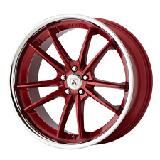 22x10.5 Asanti Black ABL-23 SIGMA Candy Red With Chrome Lip Wheel 5x120 (35mm) picture