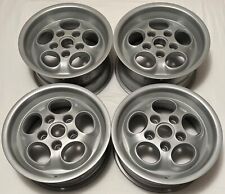 SET OF 4 EARLY OFFSET 16X7 & 16X8 PORSCHE 944 TURBO PHONE DIAL WHEELS REFINISHED picture