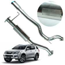 Performance Stainless Exhaust Pipe + Anodized Tip Fits Isuzu Mu-X Suv 2015 - 17 picture