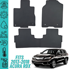Floor Mats For Acura RDX 2013-2018 (TB3/4) Heavy Duty All Weather Liner 2Row Set picture