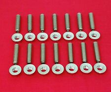 BBC 348 409 HEADER STUD KIT BOLTS POLISHED STAINLESS STEEL CHEVY 1958-1965 picture