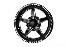 VMS Racing Drag Wheel Black V-Star 15x3.5 | 5X120 |-13 ET | 5x4.75