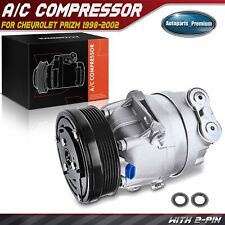 New AC Compressor with Clutch for Chevrolet Prizm 1998 1999 2000 2001 2002 1.8L picture