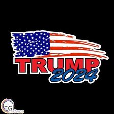 President Donald Trump Flag 2024  Vinyl Decal Sticker Car Truck MAGA USA picture