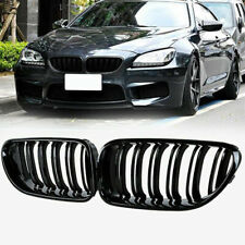 Glossy Black Front Kidney Grille For BMW F06 640i 650i M6 Gran Coupe 2012-2016 . picture