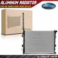Aluminum Radiator w/ Oil Cooler for Kia Rondo 2007 2008 2009-2012 V6 2.7L 1-Row picture