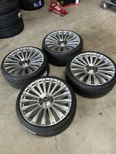 22x9 22x10.5 Silver Mercedes Wheels Tires S580 S600 S500 S550 S560 S63 MAYBACH picture