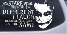 Joker Im Different You Are The Same Car Truck Window Decal Sticker 8X4.3 picture