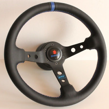 Steering Wheel fits SUZUKI SAMURAI Sidekick Jimny leather Leather Deep  85-98' picture