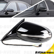Left Black Painted Mirror For Mercedes W222 S400 S550 S600 S650 S63AMG 14-20 picture