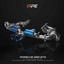 iPE Exhaust SS 200CEL Equal Length Header & Ti Valved CatBack BlueTip 992 GT3 RS picture
