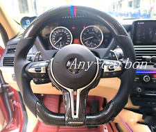 Real Carbon Fiber Steering Wheel Skeleton For BMW M1 M2 M3 M4 M5 M6 X5 F80 F82 picture
