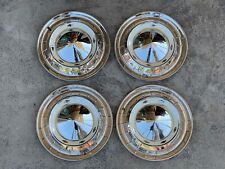 🔥 1955 CHEVROLET CHEVY BEL AIR BISCAYNE IMPALA HUBCAPS WHEEL COVERS 150 210 🔥 picture