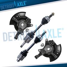 4pc FWD Front Steering Knuckles Wheel Hubs CV Axles for 2007-2010 Ford Edge MKX picture