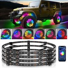 MICTUNING 15inch V1 RGB+IC Double-Row Dream Color Chasing Neon Wheel Rim Light picture