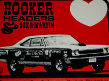 1969 PLYMOUTH ROAD RUNNER HOOKER HEADERS AD *440/426 Hemi V8/decal/emblem/MOPAR picture