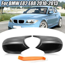 Carbon Fiber M3 Style Side Mirror Cover Cap For BMW E82 E88 2010-2013 128i 135i picture