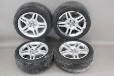 00-06 Mercedes W220 S55 S500 CL500 AMG Wheel Tire Rim Set Of 4 R18 OEM picture
