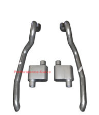 86-93 Ford Mustang GT 5.0 Exhaust System w/ Single Chamber Race Muffler picture
