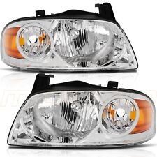 MIROZO A Pair For Nissan Sentra Sedan 2004-2006 Headlights Assembly Lamp Chrome picture