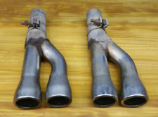 1993-1997 Firebird Formula Trans am OEM Stainless Dual Outlet Exhaust Tips Pair picture