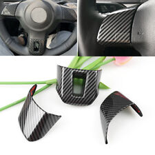 For VW Golf 6 Mk6 Bora Polo Jetta Carbon Texture Steering Wheel Panel Cover Trim picture
