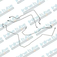 99-00 Oldsmobile Alero Front Preformed Brake Line Kit Abs Rear Drum Stainless 4P picture