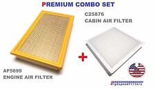 COMBO Air Filter & Cabin Air Filter for 2007 - 2015 CX-9 & MKX AF5699 C25876  picture
