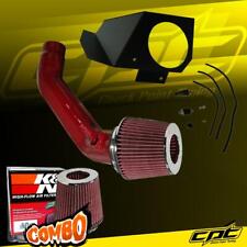For 14-16 BMW 435i F32/F33 3.0L 6cyl  Red Cold Air Intake+ K&N Air Filter picture
