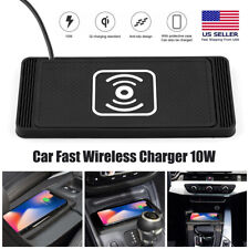 Wireless Car Phone Charger Fast Charging Pad Launch Mat Stand Dock Universal picture