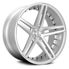 AXE EX20 Silver Machined Face 22x9 +20 5x120 74.1 Wheel Single Rim picture