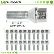 20pcs Silver Wheel Lug Bolts 12x1.25 Shank 28mm For Jeep Dodge Dart Chrysler 200 picture