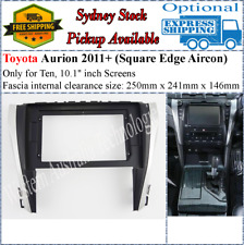 For 10 Ten Inch Screen Fascia facia Fits Toyota Aurion 2011+ Square Aircon* picture