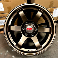 17 INCH BRONZE TE37 STYLE RIMS WHEELS FIT TOYOTA 4 RUNNER FJ CRUISER TACOMA picture