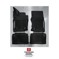 NEW OEM 2024 TOYOTA TACOMA D-CAB ALL WEATHER FLOOR LINER 4-PC SET picture