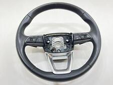 LEATHER STEERING WHEEL W/ SWITCHES OEM 4M0419689 BLACK_FZ AUDI Q7 2017 - 2019 picture