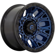 Fuel D827 Traction 17x9 6x5.5/6x139.7 1 Dark Blue Black Ring Wheels(4) 106.1 17