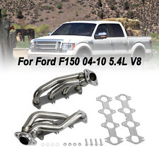 NEW 1× Stainless Shorty Exhaust Header Kit Fits for Ford F150 5.4L V8 2004-2010 picture