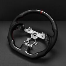 Real carbon fiber Flat Customized Sport Universal Steering Wheel 2008-2013 G37 picture