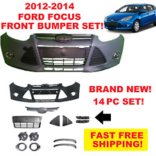 FITS 2012 2013 2014  FORD FOCUS FRONT BUMPER COVER COMPLETE W FOG LIGHTS SEL SE picture