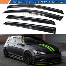 For 2015-2019 VW MK7 Golf7 R GTI Wavy Mugen Style Window Visors Rain Guards picture