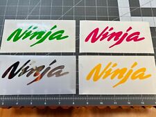 TWO Kawasaki Ninja Vinyl Decals Many Sizes Available &  picture