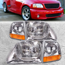Lightning Style Headlights & Corner Lights Set Fits 97-03 F150 F250 Expedition picture