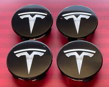 A SET OF 4 TESLA MODEL S Y 3 X Wheel Center Caps. 100% brand new FITS ALL MODEL. picture