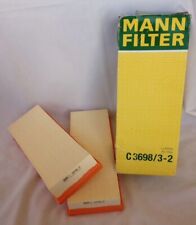 Mann Mercedes Air Filters C 3698/3 Class CL CLK CLS E G ML R S SL New 2 In Pack picture