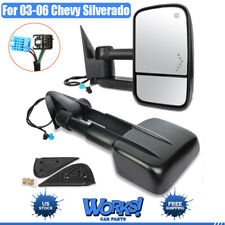 Power Heated Arrow Light Tow Mirrors For 03-06 Chevy Silverado 1500/2500/HD/3500 picture